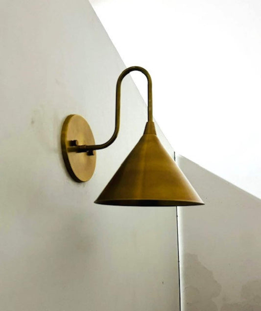 Handcrafted Raw Brass Wall Lamp ~ Artisan Elegance For Your Home Beautiful Wall Scoonce