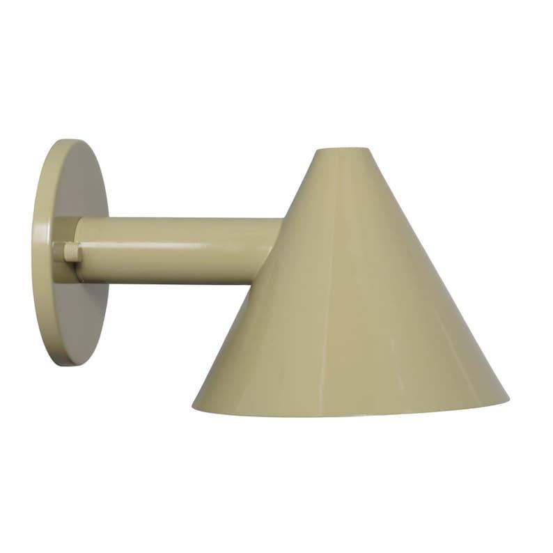 Mid Century Style Wall Sconce Stilnovo Style Single Light Cone Shade Brass Wall Sconce Beside Wall Lamp Colored Sconce Light Fixture