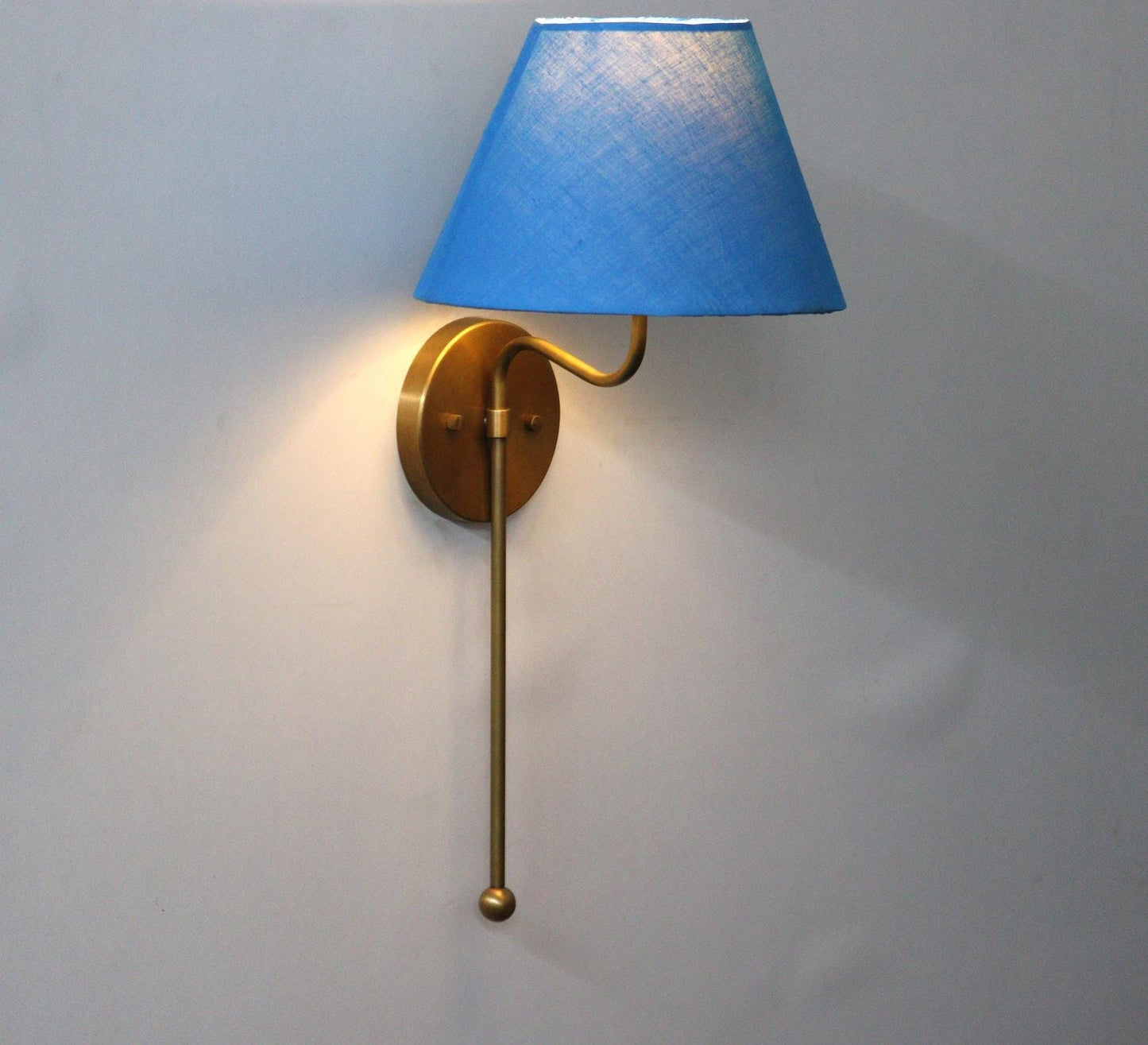 Artisanal Opulence Handcrafted Elegant Brass Wall Lamp ~ Timeless Piece For Home Decor Light
