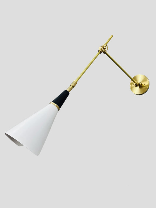 Mid Century Articulating Adjustable Alaska Wall Scoones ~ Sputnik Light Feature ~ Wall Lamp Doozie Wall Lamp