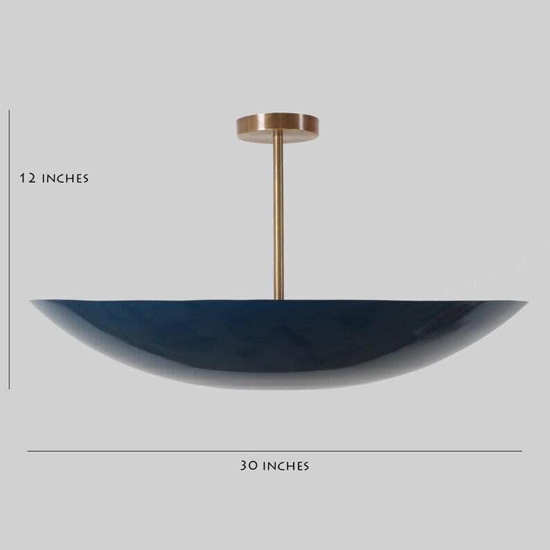 Mid Century Style Six Light Brass Ceiling Flush Mount Pendant Light Ceiling Fixture Light Premium Quality