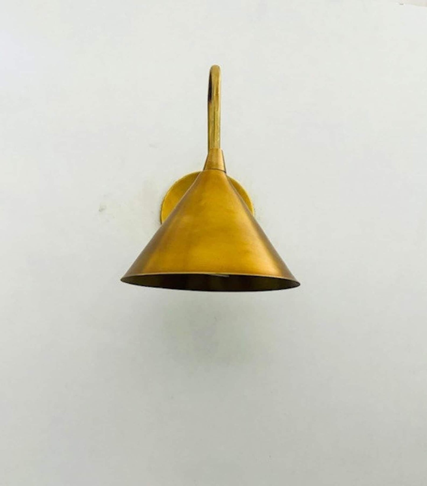 Handcrafted Raw Brass Wall Lamp ~ Artisan Elegance For Your Home Beautiful Wall Scoonce