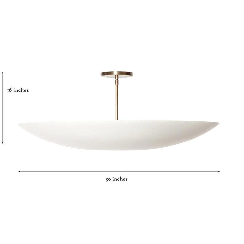 Ceiling Flush Mount Mid Century Style Six Light Brass Pendant Light Ceiling Fixture Light Premium Quality