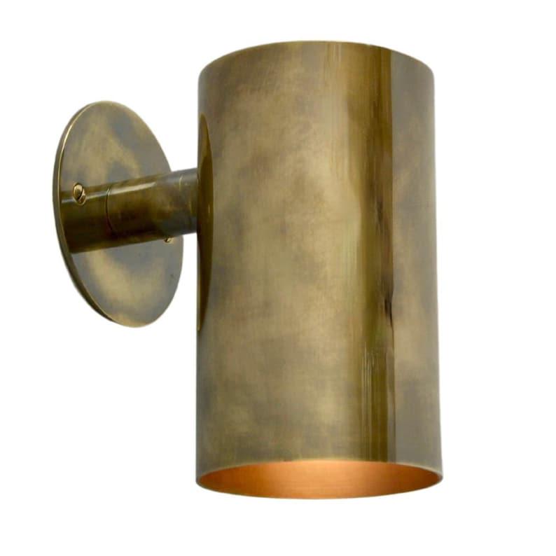 Stilnovo Style Wall Sconce Raw Brass Tube Wall Sconce Light Beside Light Fixture