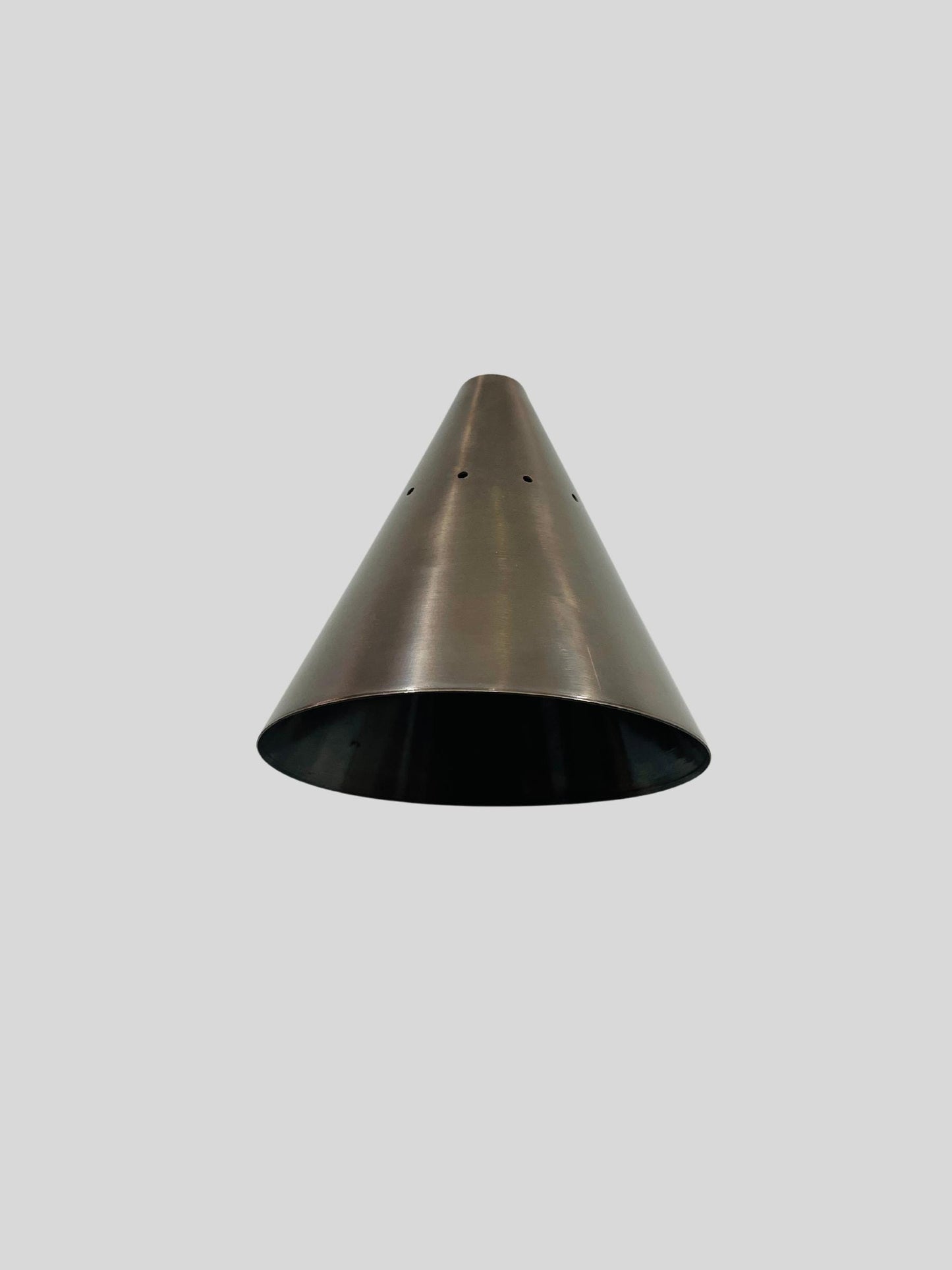 Mid Century Wall Sconce Cone Shape Antique Patina Finish - Italian Wall Light Sconce - Bedroom Light Fixtures