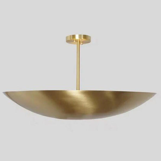 Ceiling Brass Flush Mount Mid Century Fixture Pendant 6 Light Brushed Brass Sputnik Chandelier Light Fixture Premium Quality